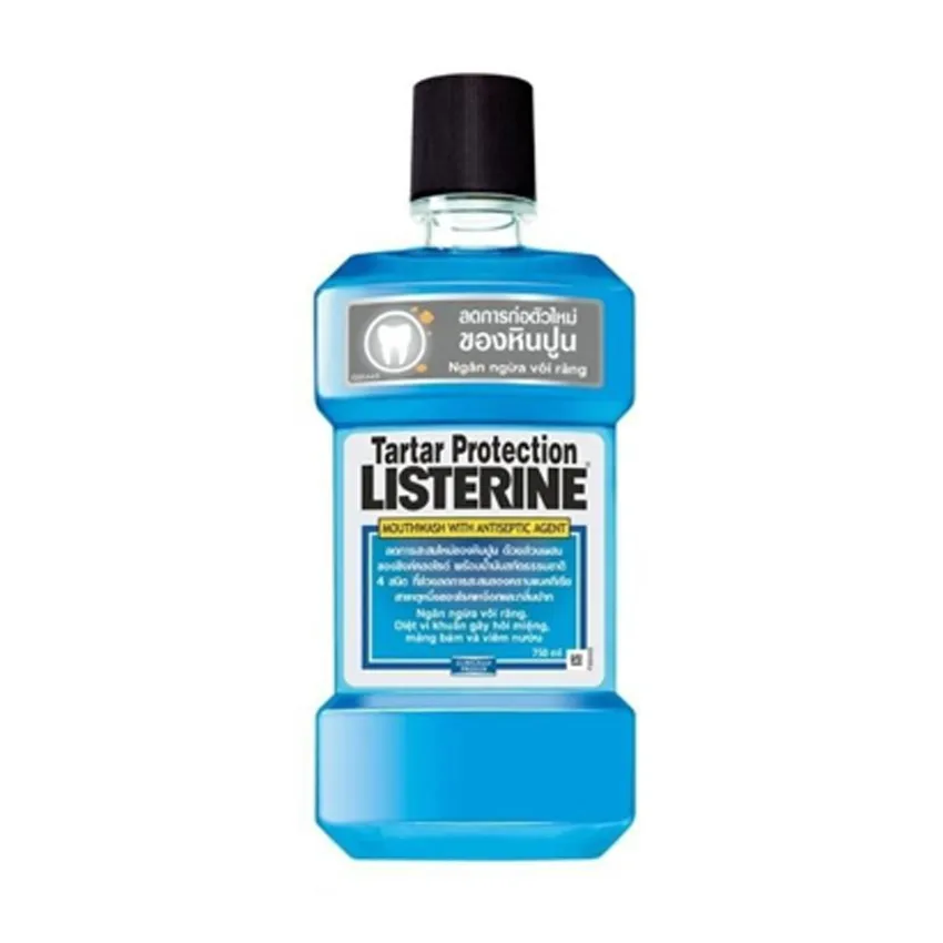 LISTERINE ลิสเตอรีน น้ำยาบ้วนปาก ทาร์ทาร์ โพรเทคชั่น 750 มล.