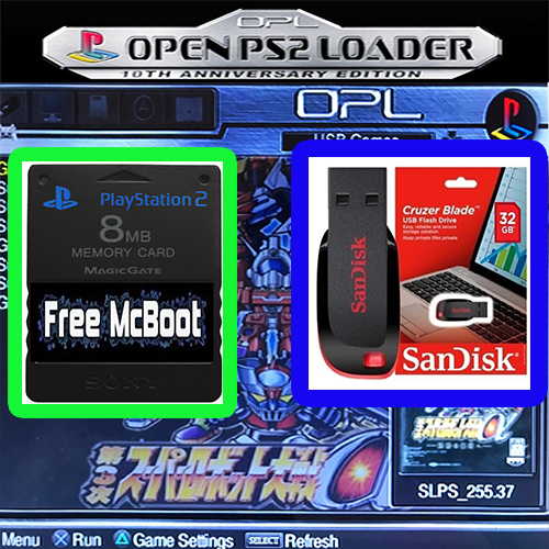 เมมบูท PS2 กับ USB 32 GB (เกม PS2) เลือกเกมที่ต้องการได้ ราคา 550 บาท*ส่งฟรี