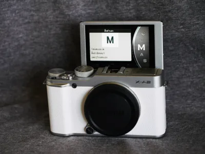 Fujifilm Fuji X-A2 Mirrorless Wi-Fi Camera White Silver Body, XA-2, XA2