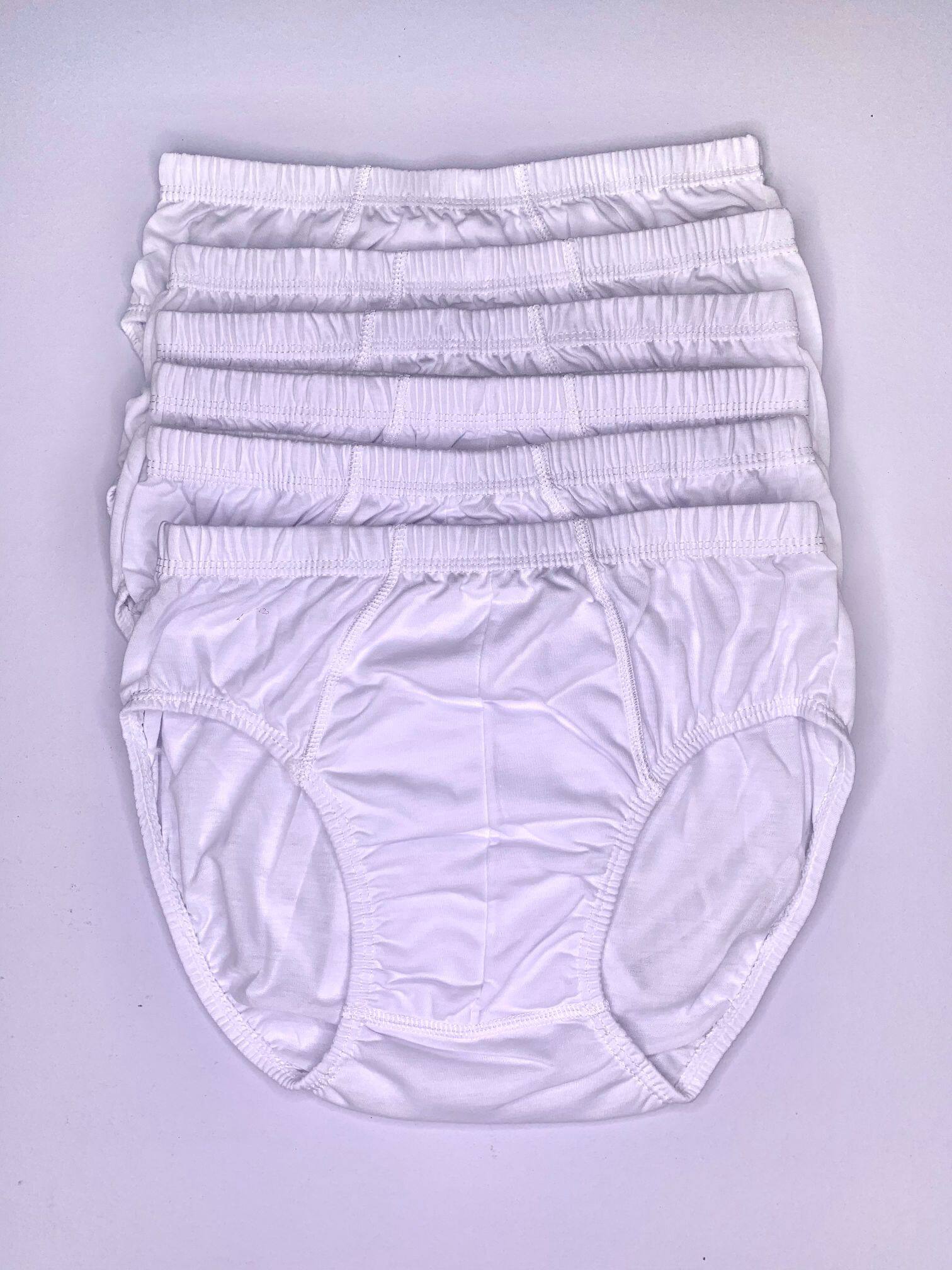 กางเกงในชาย S.SENT รุ่นสีพื้น ยางหุ้ม แพ็ค 6 ตัว [สำหรับผู้ใหญ่]
