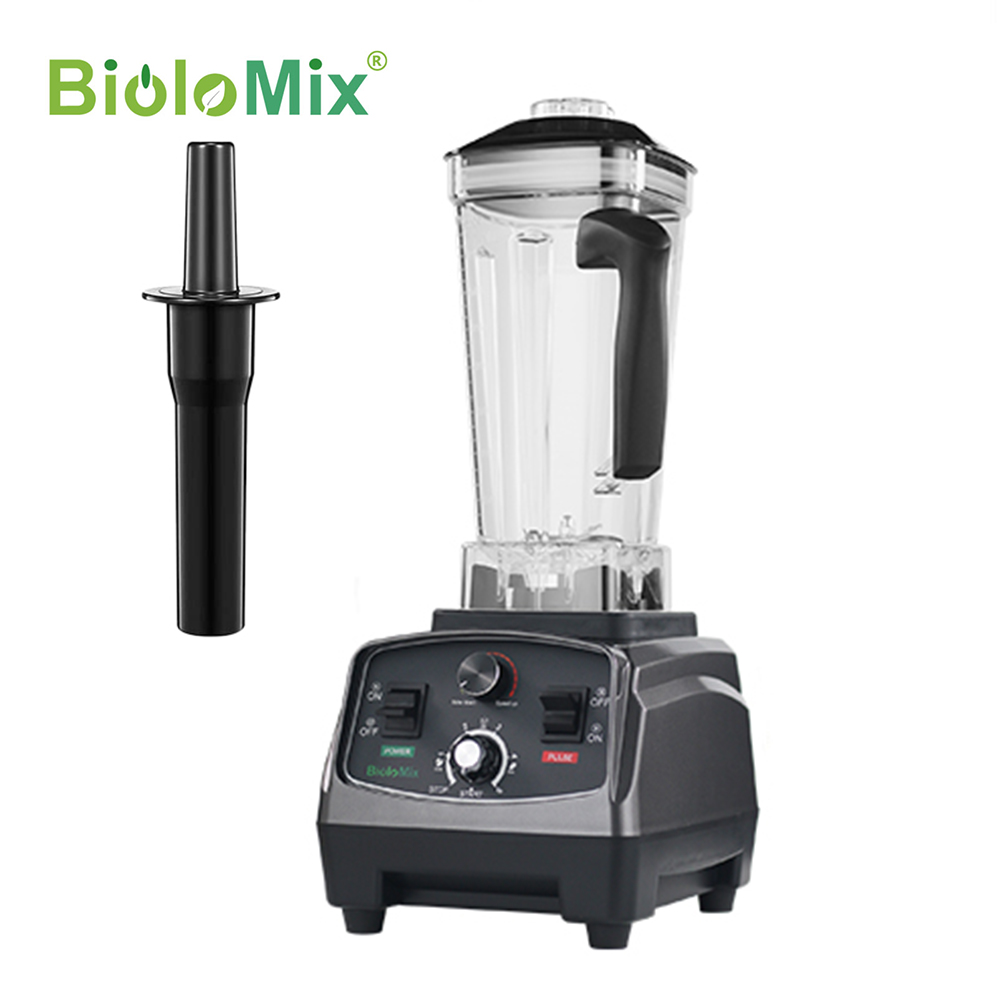 Biolomix 3HP BPA Free 2L Jar Blender Timer Speed เครื่องปั่นน้ำแข็งสมูทตี้ 2200W เครื่องปั่นผลไม้ ราคา 2,899 บาท*ส่งฟรี