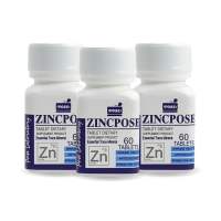 แพ็ค 3 ขวด สุดคุ้ม ซิงค์โพส ZINCPOSE ชนิดเม็ด