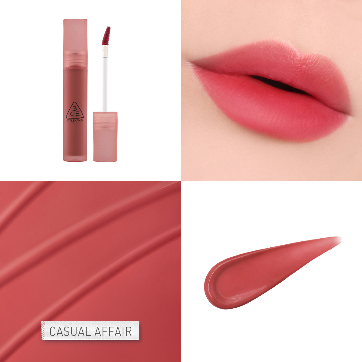 3CE Blur Water Tint ทรีซีอี เบลอ วอเตอร์ ทิ้นท์ 4.6 กรัม (ลิปสติก ลิปจิ้มจุ่ม ลิปทิ้นท์)