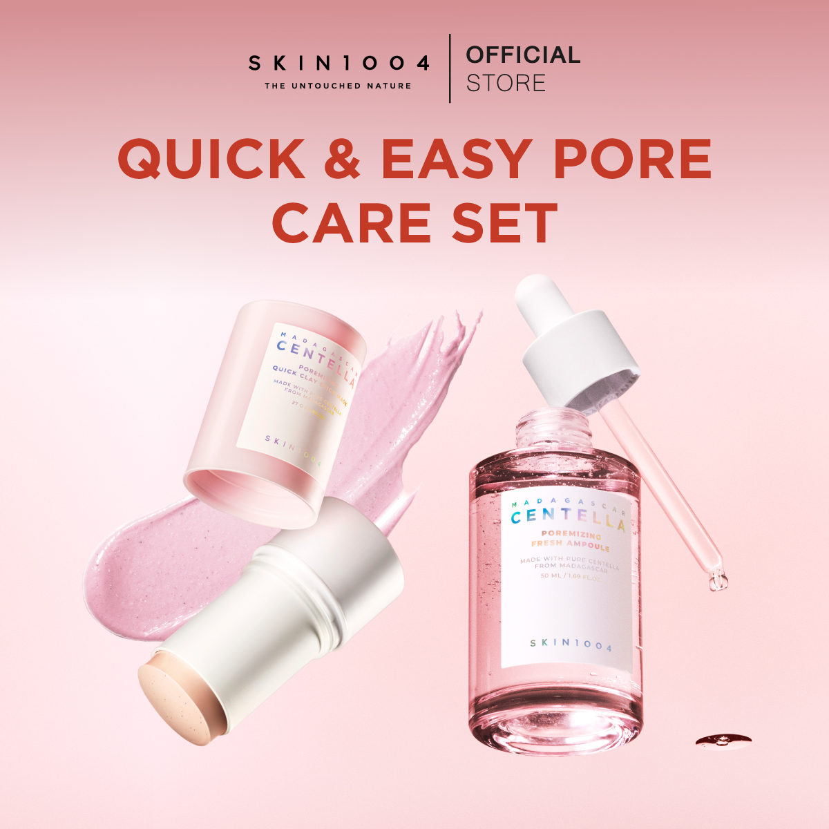 [Set] Skin1004 Quick Easy Pore Care Set ราคา 1,269 บาท*ส่งฟรี