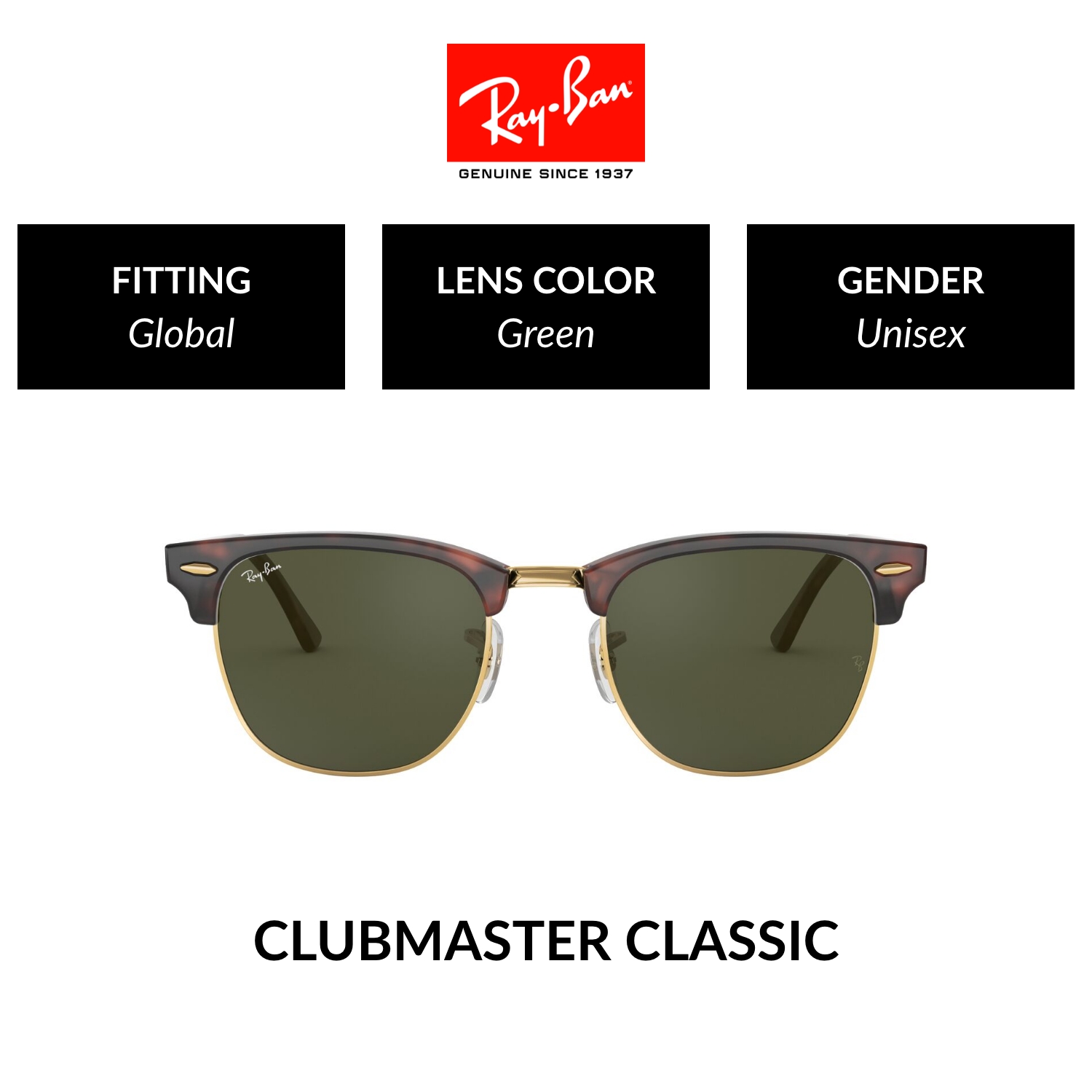 Ray ban best sale clubmaster size 49