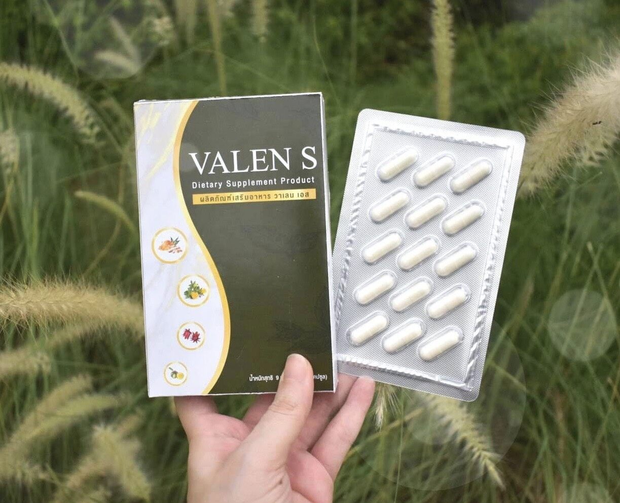 Valen S วาเลนเอส ผลิตภัณฑ์ควบคุมน้ำหนัก (15แคปซูล)