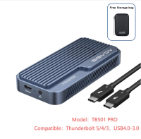 Acasis กล่องใส่ SSD M.2 NVMe 80Gbps รองรับ Thunderbolt 5 ความเร็วมากกว่า 6000MB/s JHL9480 รองรับ Thunderbolt 5/4 USB 4 (พร้อมพัดลมระบายความร้อนแบบปรับได้)(จัดส่งจากในประเทศ — ถึงมือคุณภายใน 3 วัน)