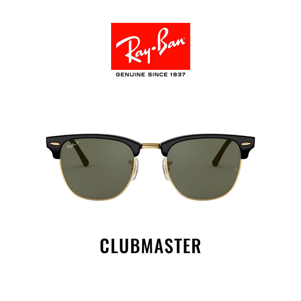 RAY-BAN CLUBMASTER - RB3016F 901/58 -Sunglasses ราคา 8,750 บาท*ส่งฟรี