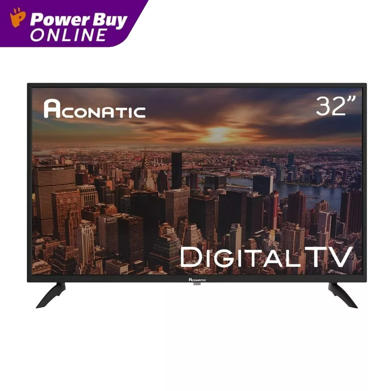 อุปกรณ์โทรทัศน์และวิดีโอ Aconatic ทีวี HD LED (32") รุ่น 32HD514AN