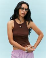 Rally Core Tank - เสื้อกล้ามผ้าร่องปักลายโลโก้