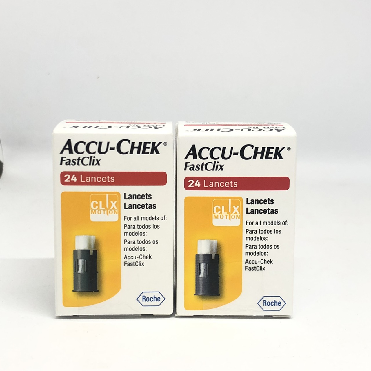 เข็มเจาะเลือด Accu-Chek FASTclix Lancets 24อัน x 2 กล่อง  ส่งฟรี