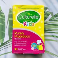 โปรไบโอติก สำหรับเด็กอายุ 3 ปีขึ้นไป Kids Purely Probiotics 5 Billion CFUs 3+ Years Bursting Berry Flavor 60 or 30 Chewable Tablets (Culturelle®)