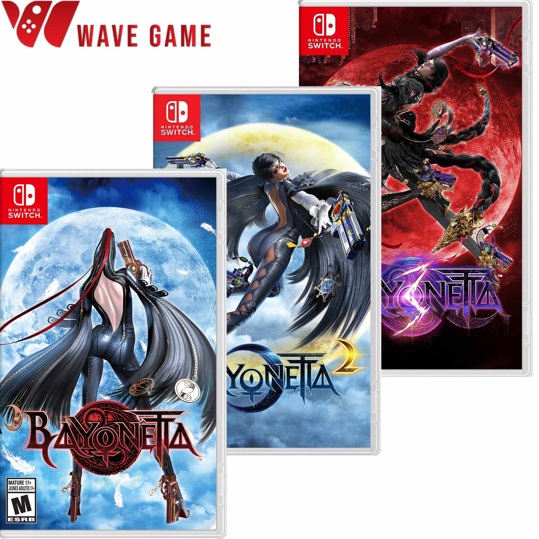 nintendo switch bayonetta 1 / bayonetta 2 / bayonetta 3 ( english asia ) ราคา 1,489 บาท*ส่งฟรี