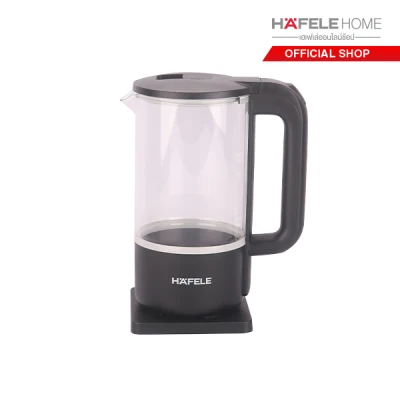 HAFELE กาต้มน้ำร้อนไฟฟ้าแบบแก้ว ขนาด 1.2 ลิตร/Glass electric kettle 1.2L