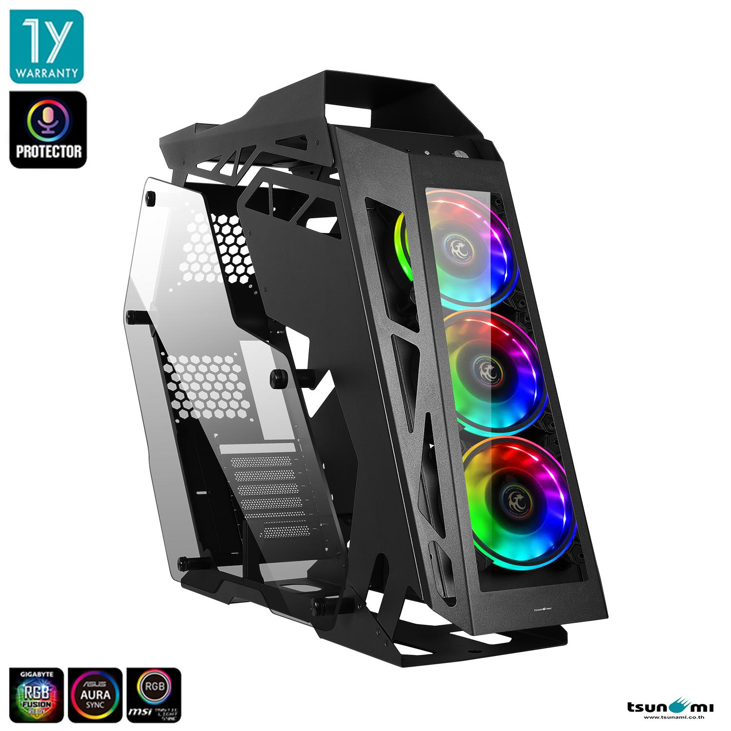 Tsunami ATX Case (NP) Protector Titan (White)(Black)