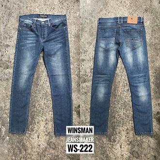 กางเกงยีนส์ขายาว เดฟ ผ้ายืด Skinny Winsman กระดุม หลากรุ่นหลายสี Size 28-36