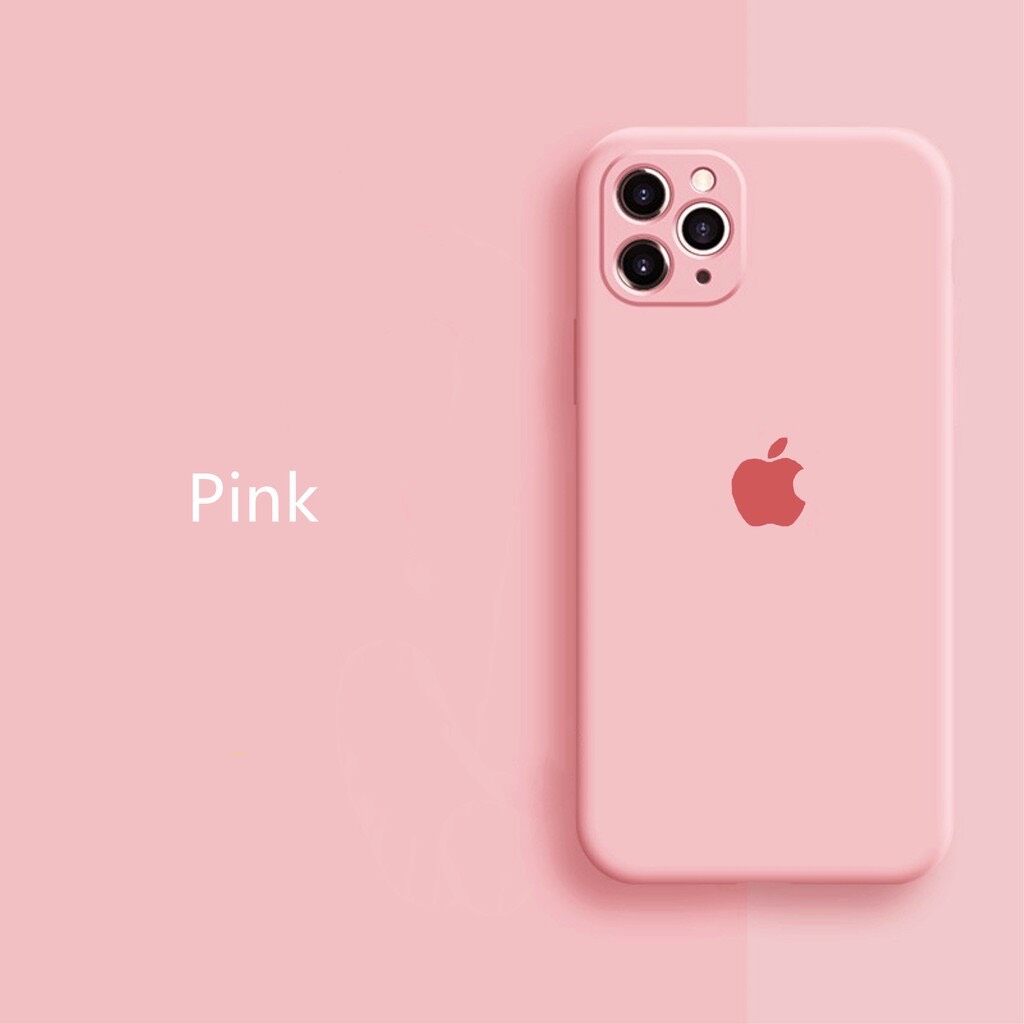 เคสiphone TPU สีพื้น ขอบเหลี่ยม สำหรับ iphone 12promax/iphone12pro/iphone12/iphone 12mini/iphone 11promax/iphone 11pro/iphone 11