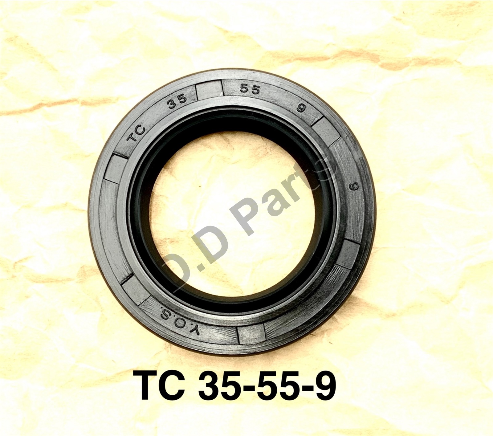 ซีลยางกันน้ำมัน TC 35-55-9 (วงนอก 55 mm/ วงใน 35 mm/ หนา 9 mm)