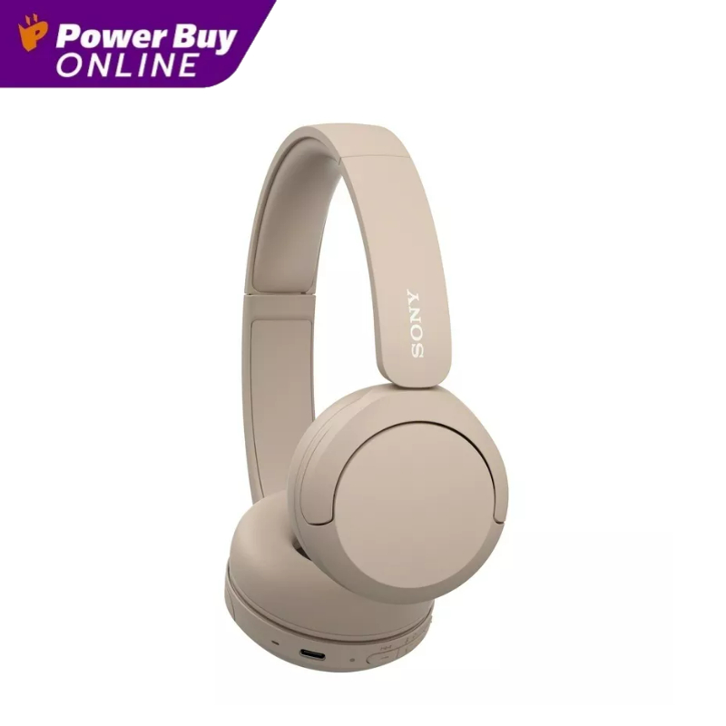 หูฟังบลูทูธไร้สาย หูฟัง TWS ตัดเสียงรบกวน Sony หูฟังไร้สาย บลูทูธ (สี Cream) รุ่น WH-CH520/CZ E ราคา 1,420 บาท*ส่งฟรี