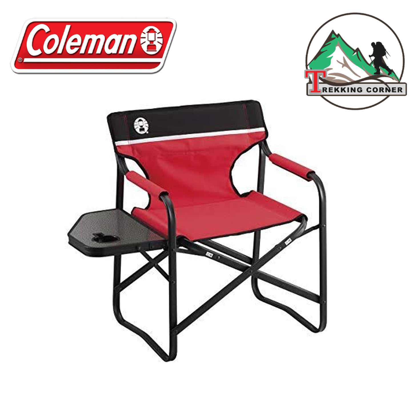 เก้าอี้ พกพา พับได้ Coleman japan Side Table deck Chair
