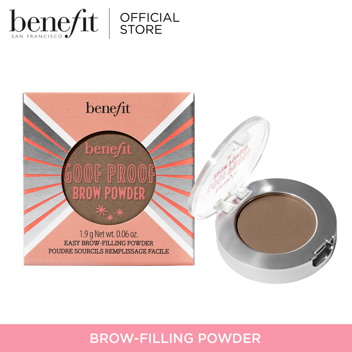 BENEFIT เบเนฟิต Goof Proof Brow Powder ราคา 990 บาท*ส่งฟรี