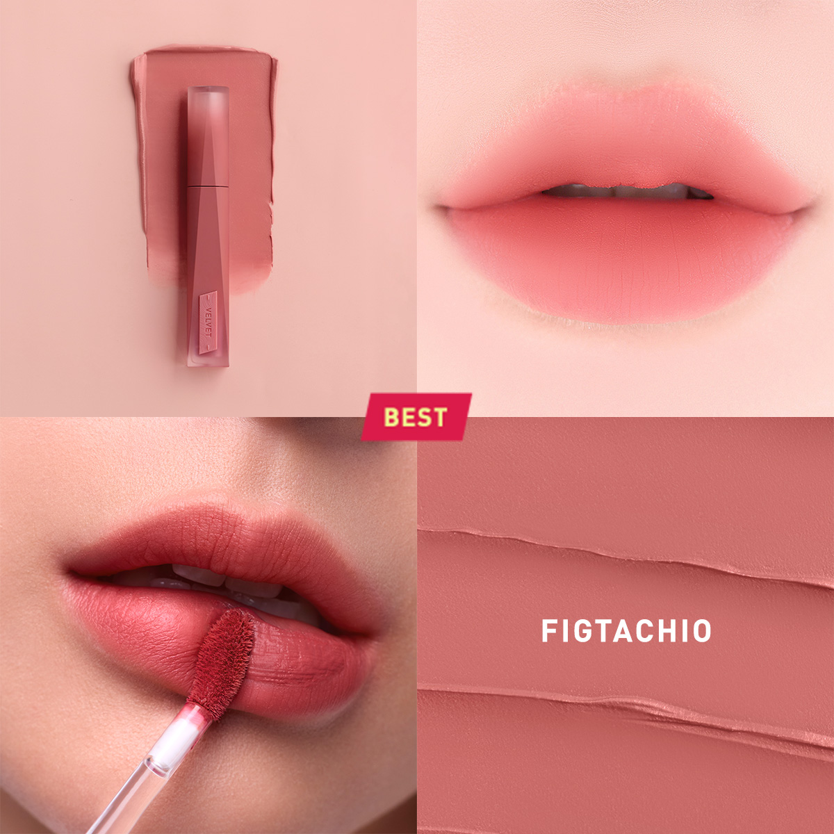 [ใหม่!] 3CE Velvet Lip Plush ทรีซีอี เวลเวท ลิป พลัช 4 กรัม (ลิปสติก ลิปเนื้อกำมะหยี่)