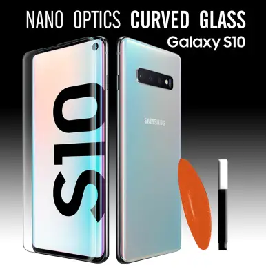 Use For Samsung Galaxy S6Edge / S7Edge / S8 / S8+ / S9 / S9+ / S10e / S10 / S10+ UV Glue Set Curve Tempered Glass Full Screen