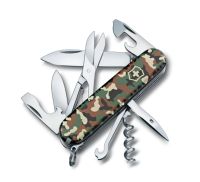 Victorinox มีดพับ มีดพก มีดเล็ก / มีดสั้นพกพา มีดสแตนเลส Swiss Army Knives (M) - Climber (1.3703)