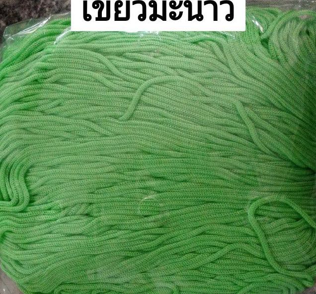 เชือกร่มถักกระเป๋าโครเชต์ ขนาด 1.8 มิล น้ำหนัก 500 กรัม มีแบบสีล้วน และแบบรวมสี 3 สี เส้นนิ่มถักง่าย สำหรับถักโครเชต์ เมคราเม่ ปักแผ่นเฟรม ผลิตกระเป๋า หมวก รองเท้าฯลฯ #เชือกร่ม