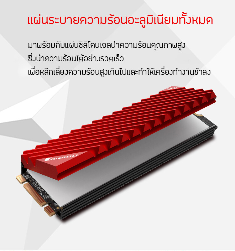 ฮีทซิงค์ฮีทซิงค์ระบายความร้อนสำหรับ SSD M.2 2280