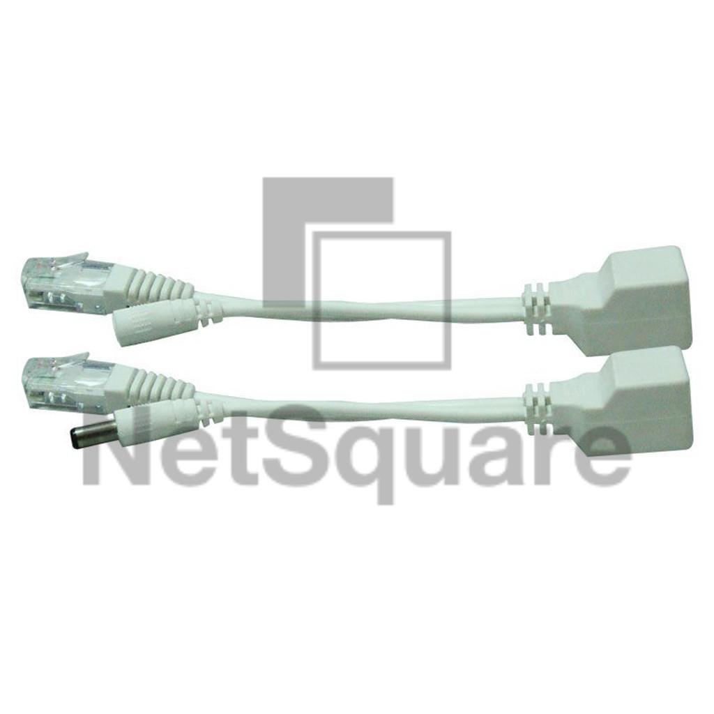 PoE Passive Power Over Ethernet Injector + Splitter Kit Cable for CCTV Camera สายให้ไฟผ่านแลน