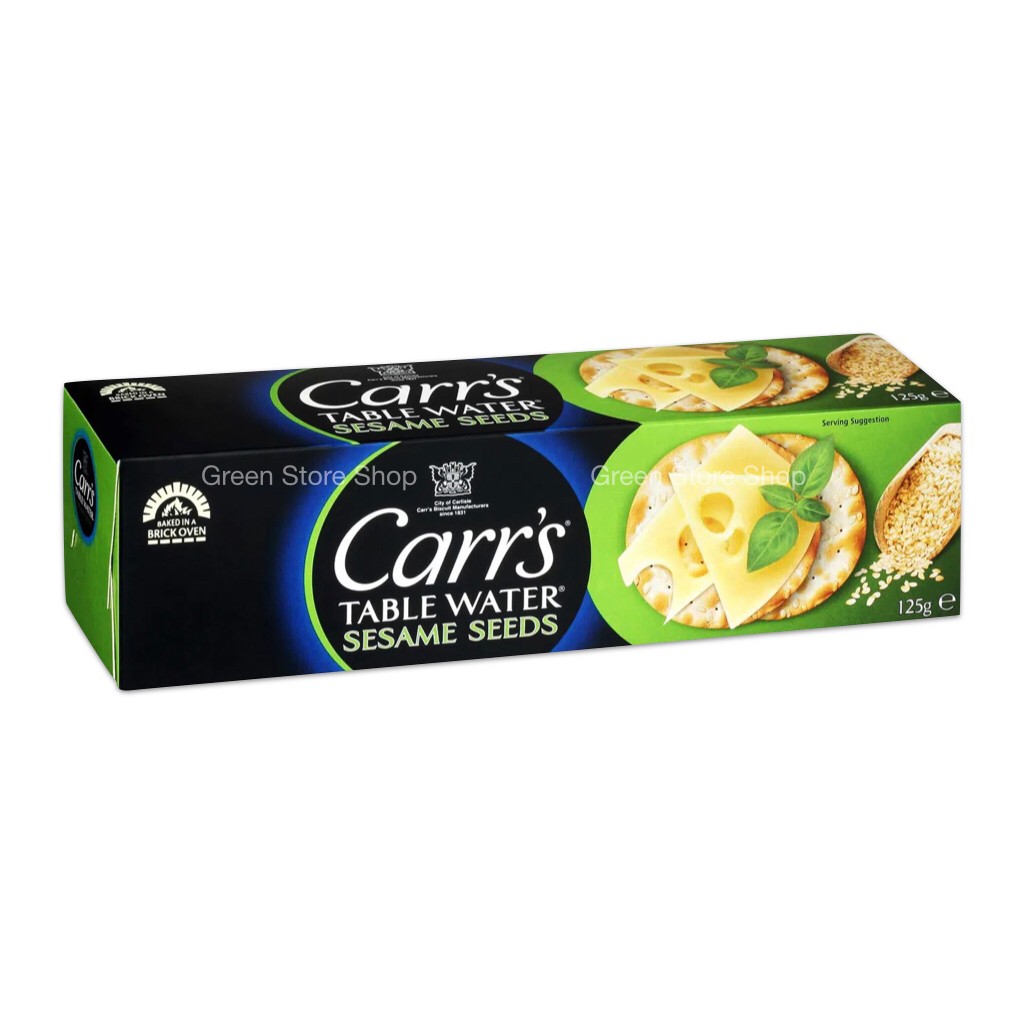 Carr’s Table Water Sesame Seeds 125g.( แครกเกอร์ผสมเมล็ดงา )