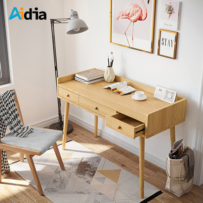 Aidia โต๊ะทำงานไม้สไตล์ญี่ปุ่น W120xL50xH81 cm. โต๊ะ โต๊ะไม้ โต๊ะทำงาน โต๊ะคอม Japan Serie Writing Desk ราคา 4,890 บาท*ส่งฟรี