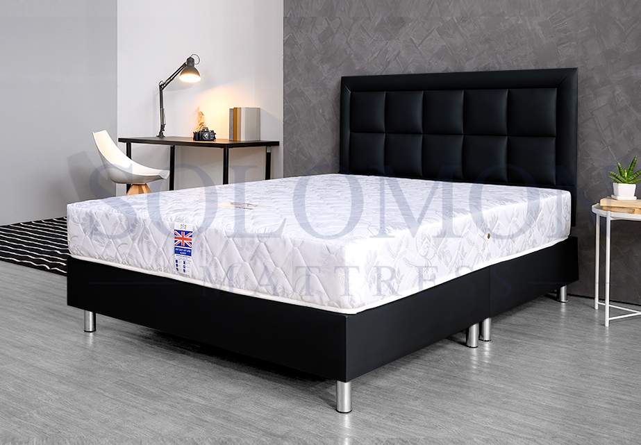 Solomon mattress เตียงพร้อมที่นอน รุ่น Mena ขนาด 3.5 / 5 / 6 ฟุต หนา 9 นิ้ว