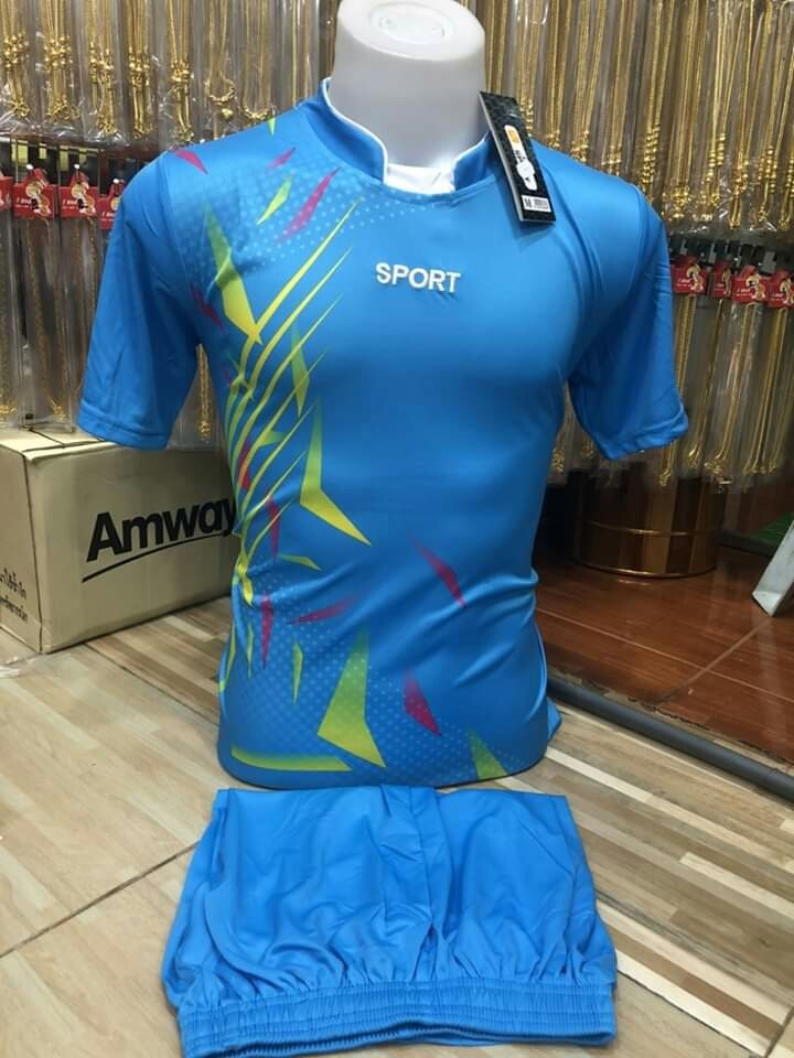 Tarit Shopชุดกีฬาใส่สบายลายเปลี่ยนใหม่ตลอดลายได้ไม่ตรงกับรูปที่ลงไว้  เสื้อกีฬาผู้ชายได้ทั้ง เสื้อ กางเกง ชุดกีฬาราคาถูก sport cloth sport wear Football suit