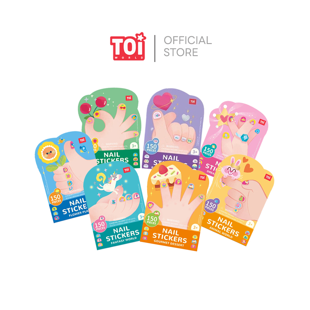TOi - สติ๊กเกอร์ติดเล็บเด็ก NAIL STICKERS for Kids from TOi - Educational Toys for Kids ราคา 180 บาท*ส่งฟรี