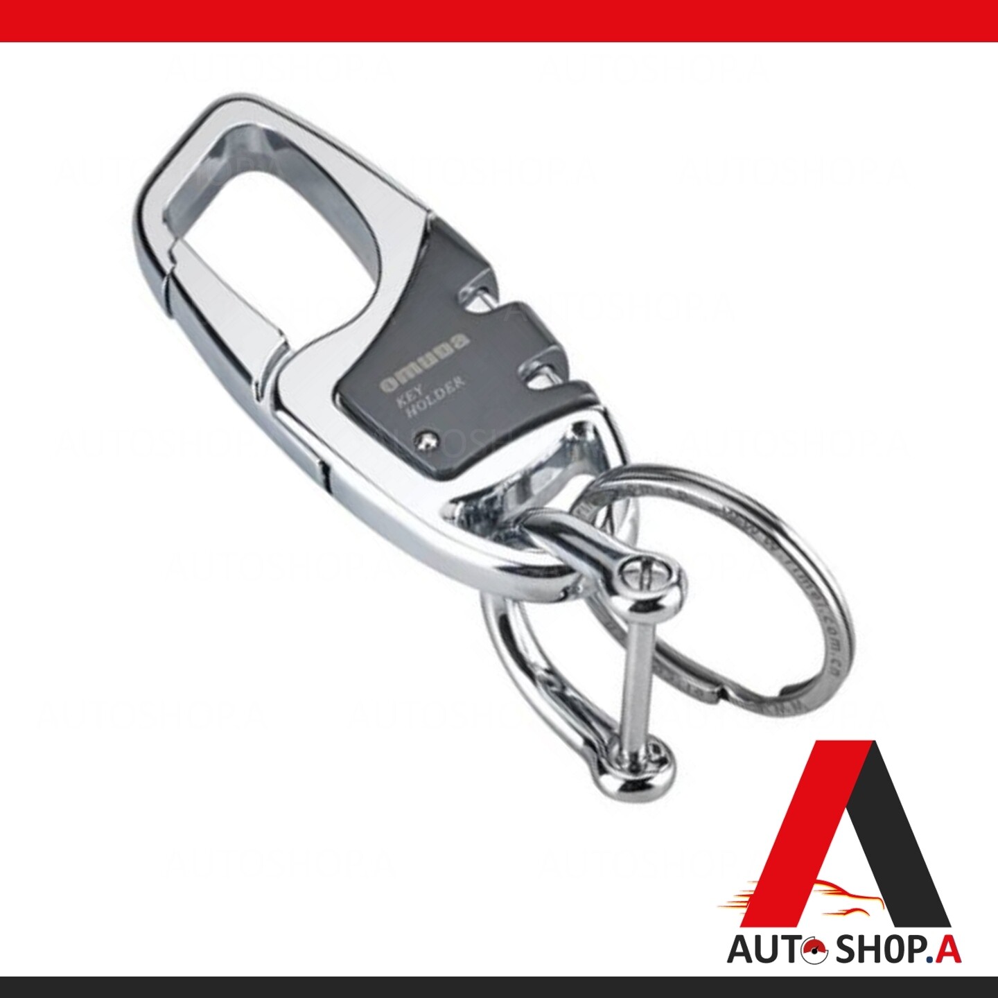 [รับประกันสินค้า] OMUDA (สีเงิน) พวงกุญแจ พวงกุญแจรถยนต์ พวงกุญแจแฟชั่น พวงกุญแจบ้าน พวงกุญแจโลหะ