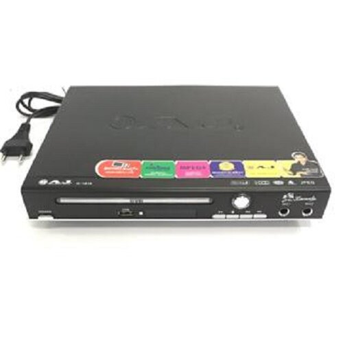 รุ่นใหม่ล่าสุด AJ เครื่องเล่น DVD USB MP3 รุ่น D-181E เล่นไม่มีสะดุด มีช่องต่อไมโครโฟน 2 ช่อง ร้องคาราโอเกะได้ โชว์ชื่อเพลงเป็นภาษาไทย หัวอ่า