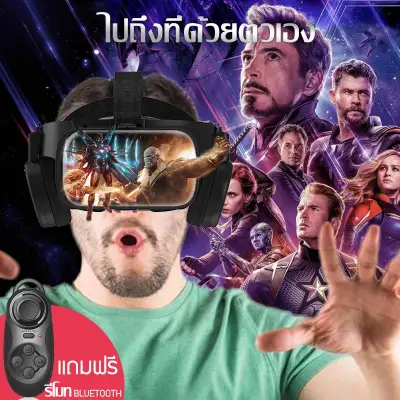 2019 แว่นVR BOBOVR Z6 ของแท้100% นำเข้า 3D VR Glasses with Stereo Headphone Virtual Reality Headset แว่นตาดูหนัง 3D อัจฉริยะ สำหรับโทรศัพท์สมาร์ทโฟนทุกรุ่น (2)