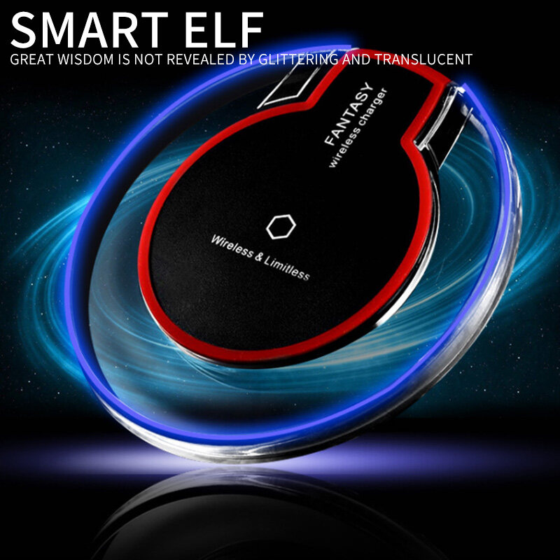 แท่นชาร์จโทรศัพท์มือถือไร้สาย ที่ชาร์จแบบไร้สาย QI Standard Wireless Charger