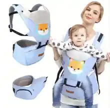 ภาพขนาดย่อสินค้าBest Baby เป้อุ้มเด็ก Baby Carriers Backpack Hipseat 4in1 สามารถนั่งและนอนได้ สะพายหน้าและสะพายหลังได้ (แรกเกิด-3ปี)/สีฟ้า