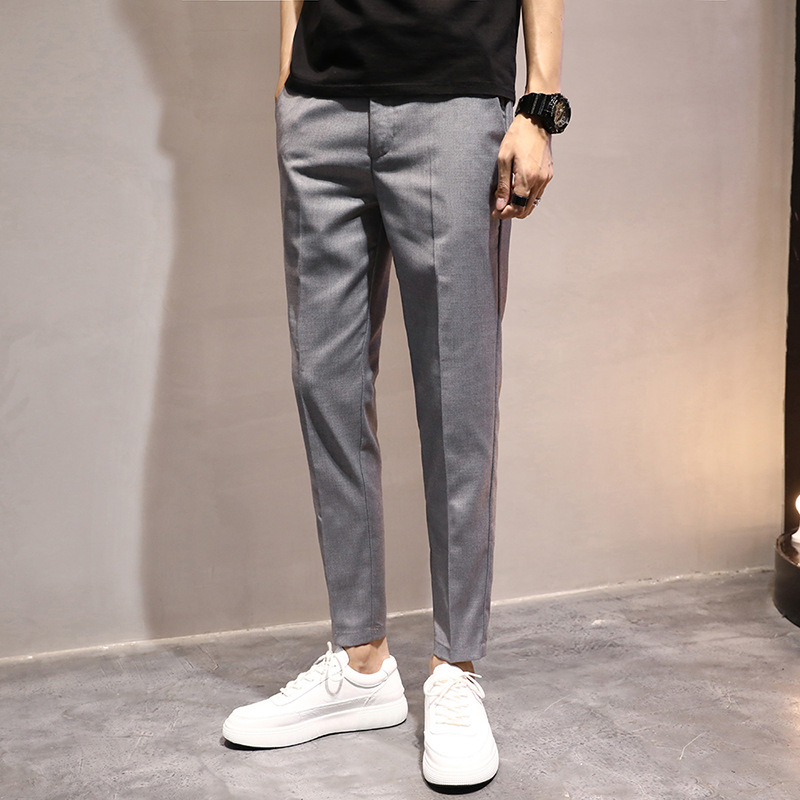 MNO.9 Men Fashion Slack Pants 7 Color 2009 กางเกงสแล็คชาย กางเกง5ส่วนชาย กางเกงเกาหลีชาย กางเกงขายาวผช กางเกงแสลคชาย กางเกงชายขายาว กางเกงสเลคชาย