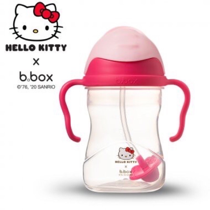 NEW**??แก้วหัดดื่ม Bbox HELLO KITTY limited edition (B.box) กันย้อน กันสำลัก กันหก