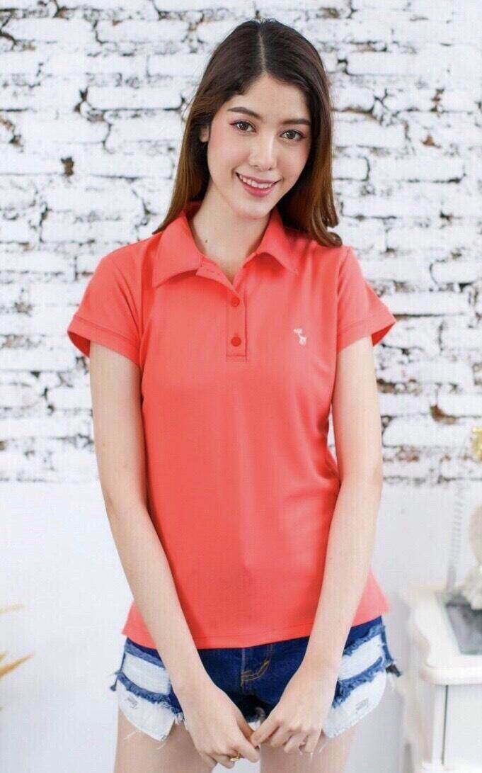 เสื้อโปโลสีปูนแดง เสื้อยืด เสื้อPolo(เลื่อนดูขนาดของแต่ละsizeได้ในรูปที่2และช่องรายละเอียด ดูรายละเอียดให้ครบถ้วนก่อนกดสั่งซื้อ)