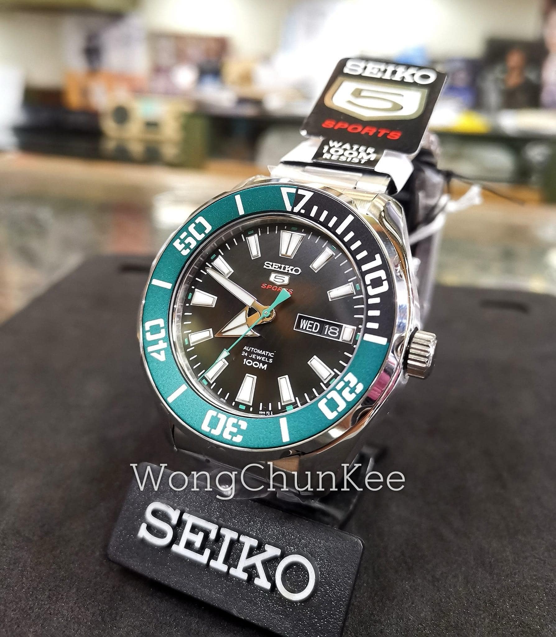 นาฬิกาข้อมือผู้ชาย Seiko Men's SRPC ออโตเมติกันน้ำลึก 100 ม. รับประกันไทย ราคา 9,890 บาท*ส่งฟรี