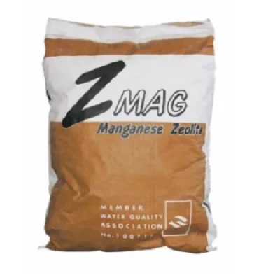 สารกรองแมงกานีส ซีโอไลต์ Zmag Manganese Zeolite ประมาณ 10 ลิตร สารกรองน้ำ13กก.
