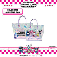 [PRE-ORDER - LIMITED EDITION] กระเป๋าโฮโลแกรม HOLOGRAM SHOPPING BAG ลิขสิทธิ์แท้ Sanrio Characters สะท้อนแสง