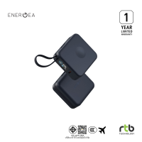 Energea MagPac Mini Plus แบตสำรองชาร์จเร็ว PD20W รองรับ MagSafe (10000mAh) 4-in-1 Powerbank