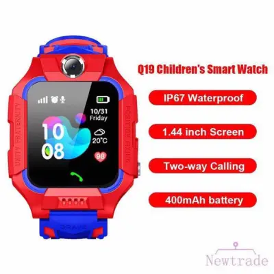 Q19 นาฬิกาเด็ก นาฬิกาโทรศัพท์ Kids Waterproof Smart Watch Phone Watch ติดตามตำแหน่ง ถ่ายรูป ใส่ซิม SOS Kids Tracker