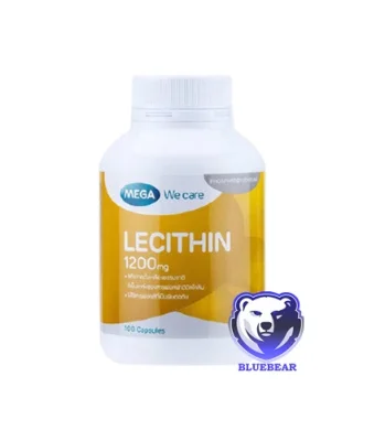 Mega We Care Lecithin เมก้า วีแคร์ เลซิติน 1200 มิลลิกรัม 100 แคปซูล